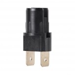Portalámpara PVC T10 Faston