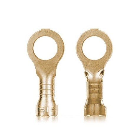 100 Terminales Redondos T5.2 Secc. 0.5-2.5