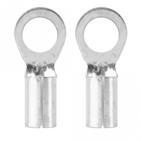 100 Terminales Tubulares Cobre T13 Secc. 35