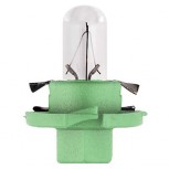 1 Lámpara Tablero 12V 2W BX8,4D Verde Claro
