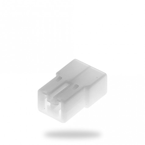 100 Conectores Hembra Blancos 2 Vías