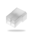 50 Conectores Macho Blancos 4 Vías