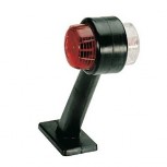 Piloto Anchura Brazo Recto Blanco Rojo 191mm