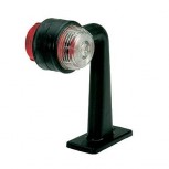 Piloto Anchura Brazo Curvo Blanco Rojo 191mm