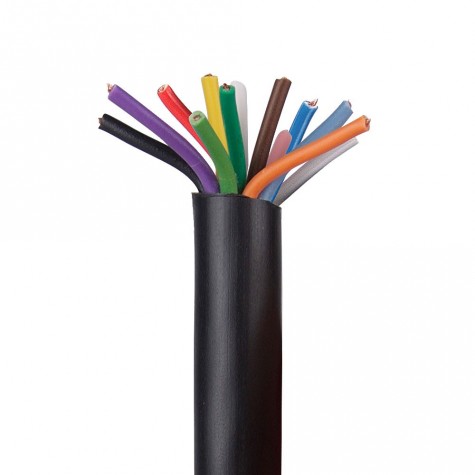 50m Cable Manguera Negro 13 hilos de 1mm2