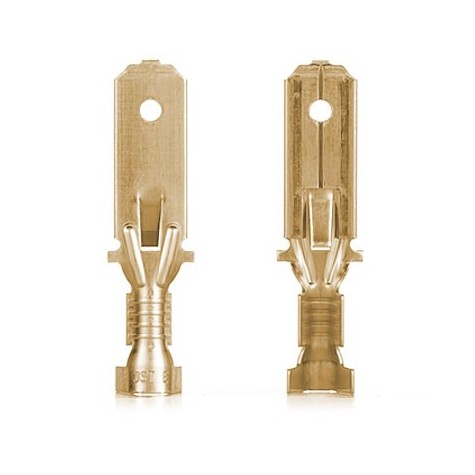 100 Faston Macho Retén 6.3 Secc. 1.0-2.5