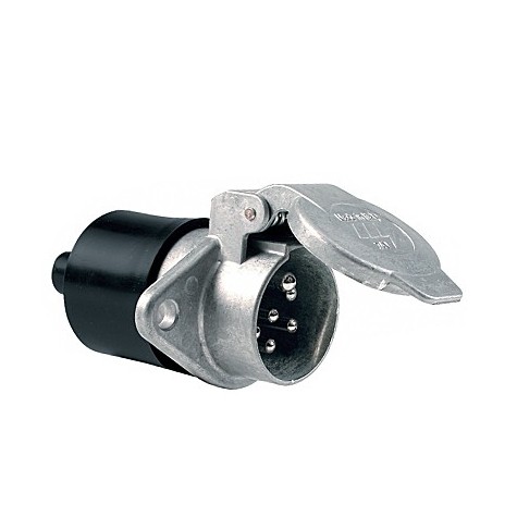 Base Aluminio Tornillos 24V 7 Machos