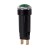 Luz Control Verde Faston Cristal Ø18mm T10