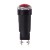 Luz Control Roja Tornillo Cristal Ø18mm T10