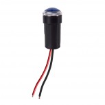 Luz Control Azul Cables Cristal Ø10mm Ba7s