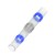 100 Empalmes Retráctil Estaño Azul 2.5mm2