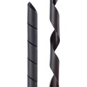 25m Cinta Helicoidal Negra 12,0mm interior