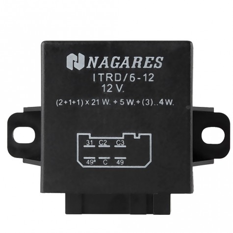 Intermitencia C/Detecc Lámp Fundida 12V Univ